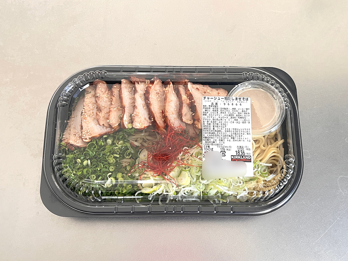 リピ決定❗️新商品！【コストコ】チャーシュー鯛だしまぜそば