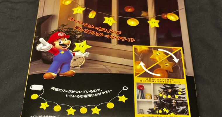 大人気❗️スーパーマリオのガーランドライト🌟クリスマスにぴったり
